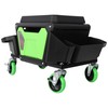 Heavy Duty Mechanic Stool with 330lbs Load Capability, Garage Stool