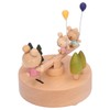 Wooden Seesaw Music Box Handicraft Home Decoration Desktop Ornament Valentine's