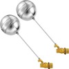 Unbranded 2 Pack Float Valve for Water Tank Stainless Steel