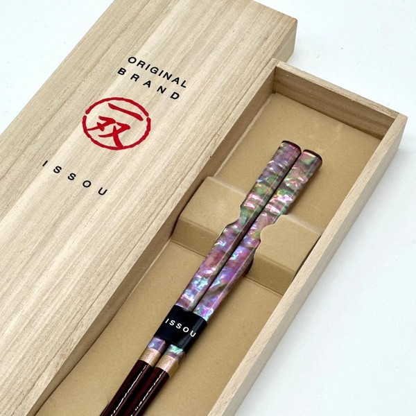Yamaga Lacquerware Shop Gift Chopsticks, Gift Wrapped, Birthday, Lacquered Present,