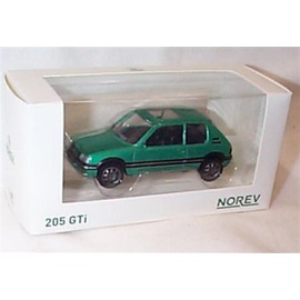 Norev Peugeot 205 GTI Metallic Green vehicle 1:43 scale diecast model