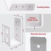 SecurityMan Heavy Duty 2x4 Door Barricade Brackets - Kick Proof