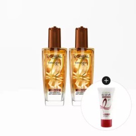 L'Oreal Paris [로레알파리]엑스트라오디네리 오일 100ml 2개(타입선택)+본드리페어 랜덤 100ML [로즈*2개] [L'Oreal Paris] Extraordinary Oil 100ml x 2 (Type Selection) + Bond Repair Random 100ml [Rose*2]