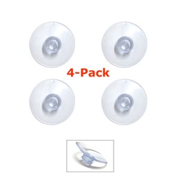 Ramtech 4-Pack Suction Cups Replacement Kit for Radar Laser Detector Windshield Mounts for Escort Passport 4200 4500 4600 5000 6800 7500 7500s 8500 8500 X50 9500i 9500ix C65 S55 SC55 X70 X80, SCLD