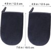 2 piezas Guantes Aplicadores para Autobronceado sin Sol Negros y