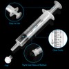 5 Pack 10mL Syringes, 10cc Syringe with tsp & mL