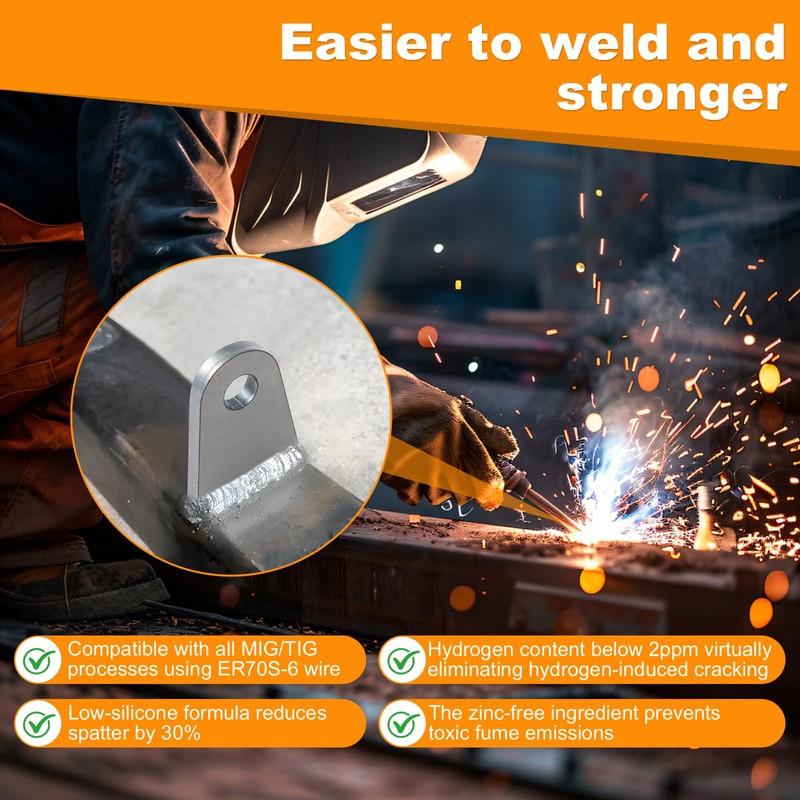 Weld on Tabs, 1/2" Hole Weld Tabs, Steel shock mount