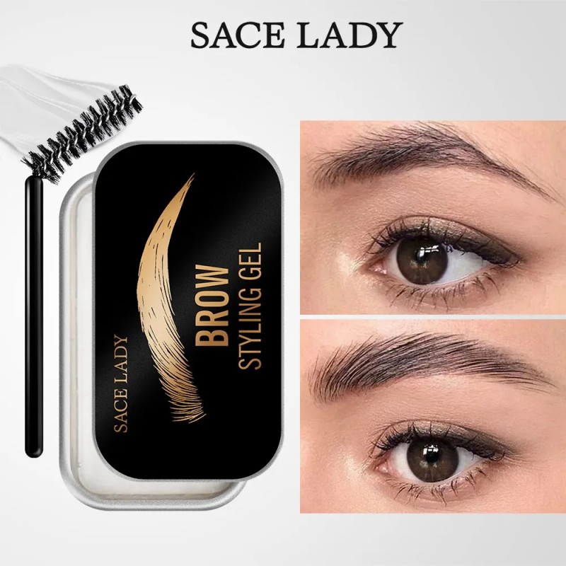 Sace Lady Gel Transparente Cejas Fijación Fuerte Larga Duración Resistente