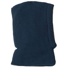 Ecoable Kids Balaclava: Merino Wool Winter Hat with Neck Gaiter Warmer, 9 Months – 5 Years (EU 46-48/9-12 Months, Navy Blue)