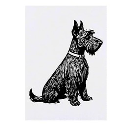 'Scottish Terrier' Temporary Tattoo - Water Resistant, Skin-Safe, Non-Toxic Transfer (TO00075283)