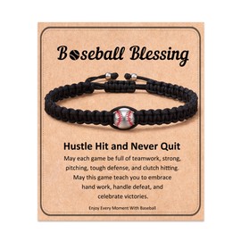 FYUKISS FYUKISS Teen Graduation Gifts, Baseball Gifts, Baseball Bracelets Accessories Stuff for 7/8/10/11/12/13 Year Old Teen Son Grandson Friend Gift Ideas