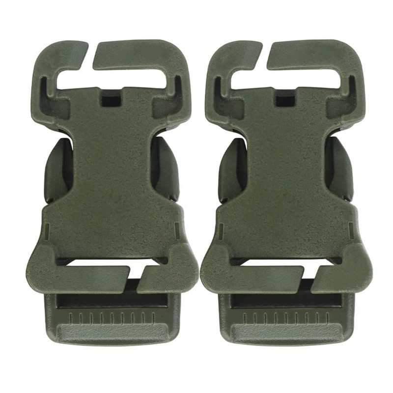YASHALY 2pcs Tactical Quick-Release Buckles Molle Webbing Buckle Clip Fits