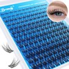 Bransfy Lash Clusters 168pcs Wispy Cluster Eyelash Extensions Fluffy Individual