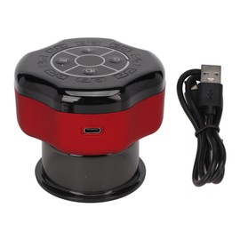 Electric Cupping Massage Device 16 Gears Meridian Drainage Hot Compress Microcurrent Vacuum Cupping Massager Red