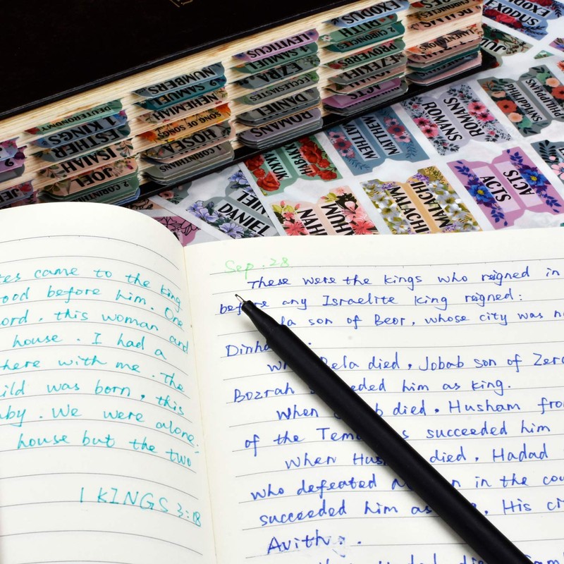 Bible Index Tabs New & Old Testament Tabs Matte Laminated