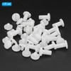 PATIKIL 12mm Chicago Screws, 20 Sets Plastic Chicago Screws Slotted