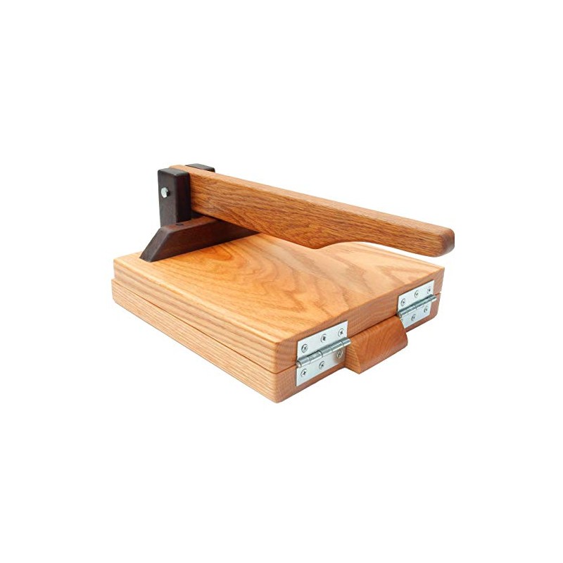 Central Coast Woodworks Hardwood Tortilla Press - Red Oak- 10