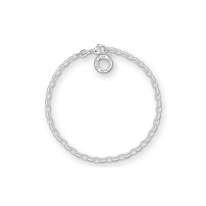 Thomas Sabo Damen Charm-Armband Charm Club 925 Sterling Silber X0163-001-12