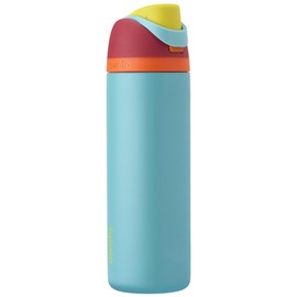 Owala FreeSip Botella de acero inoxidable aislada con popote, botella de agua deportiva libre de BPA, ideal para viajar, 24 oz, Dulzura de Verano