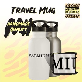 Molandra Products and Into The Forest I Go to Lose My Mind and Find My Soul - Stainless Steel 20oz Water Bottle, Silver