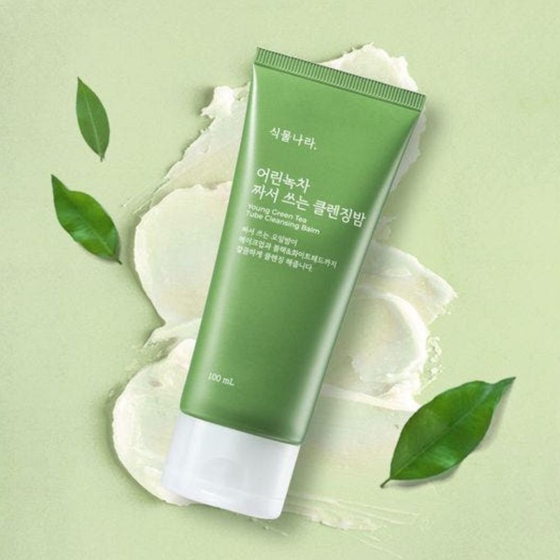 Plant Nation 식물나라 녹차 클렌징밤 튜브 여성 선물 100ml X2개