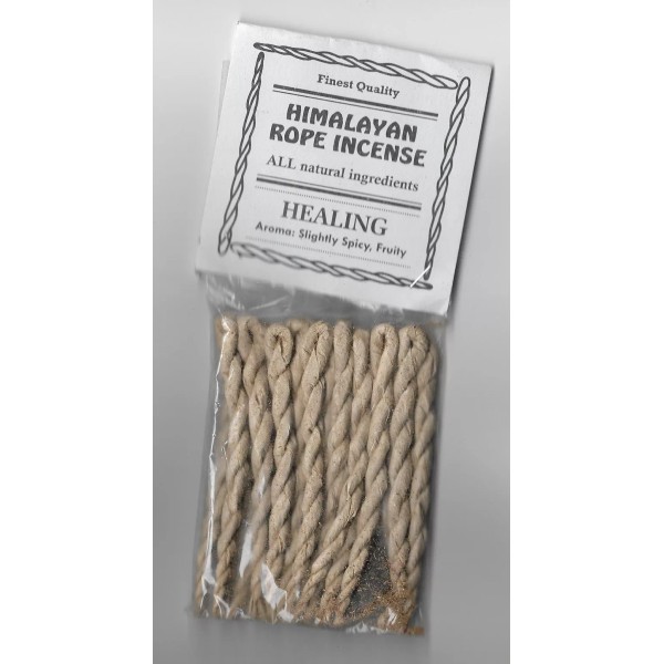 Unbranded HIMALAYAN HANDMADE HEALING ROPE INCENSE (NEPAL) JOSS-STICKS
