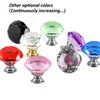CZC HOME 10pcs 30mm Crystal Glass Door Drawer Knobs Diamond