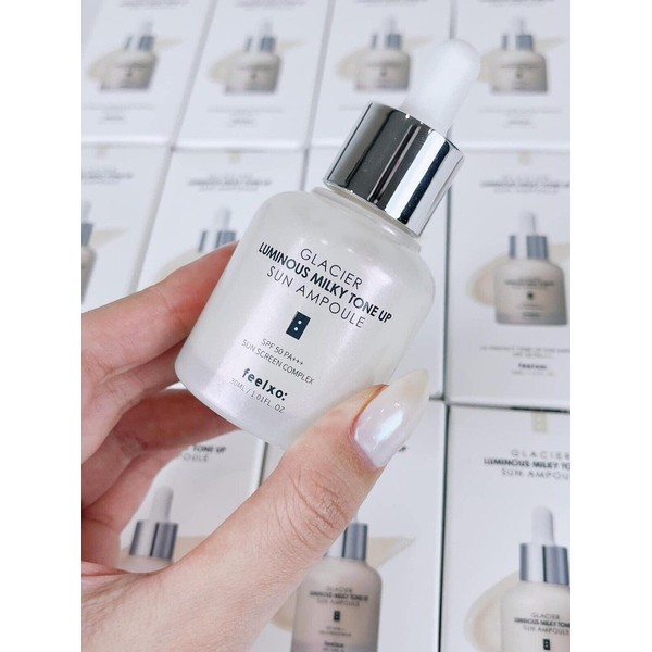 Feelxo Glacier Luminous Milky Tone Up Sun Ampoule SPF50+/PA+++ 30ML