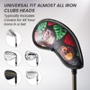 Golf Iron Head Covers Numbers Synthetic Leather Headcover Deluxe Value