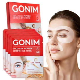 GONIM Under Eye Patches 360° Fit, Eye Mask with Collagen Peptide, Salmon DNA PDRN, Caffeine,Retinol & Niacinamide, PDRN Eye Patches for Puffy Eyes and Dark Circles, Gifts for Women, Hydrating 4 pairs