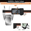 HARDELL Digital Caliper, 6 Inch Stainless Steel Caliper Measuring Tool