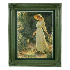 iAmoy 8.5x11 Picture Frame Green Picture Frames for 8x10 Photo with Mat 8 1/2 x 11 Picture Frame for Wall and Tabletop Vintage Photo Frame Display Vertically or Horizontally