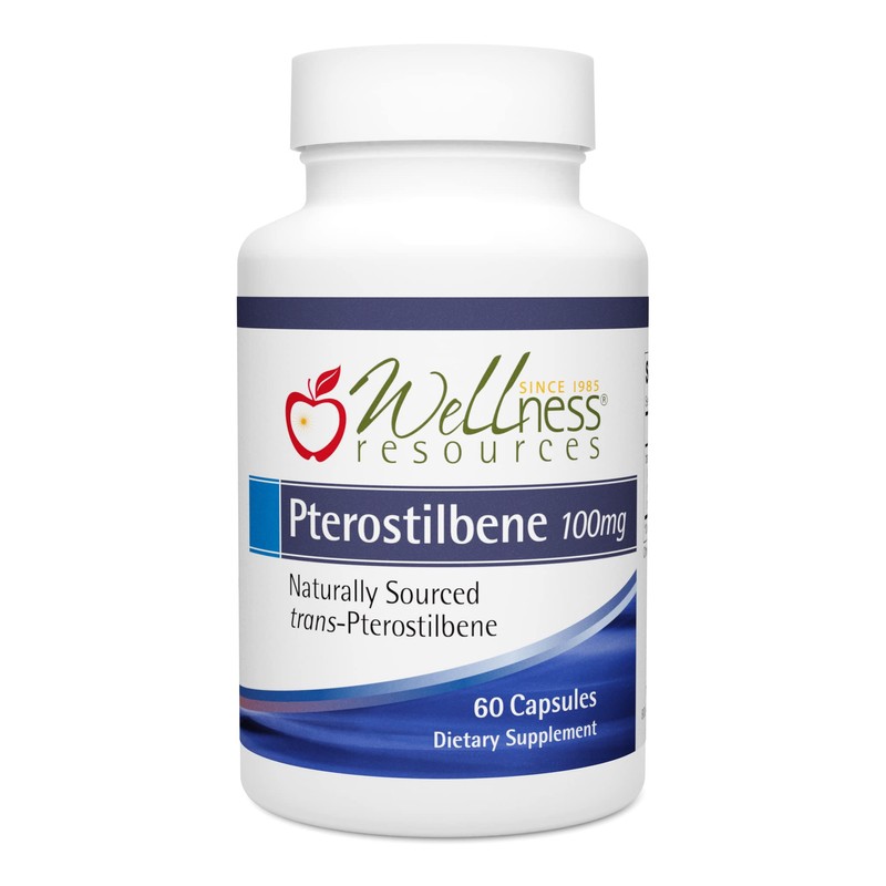 Wellness Resources Pterostilbeno - Fuente natural trans-pterostilbeno (silbinol) para un