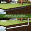Lawn Yard Angled Drainage Grate, Green Yard Drain Grate Emitter