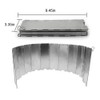 Stove Windscreen for Camp, 12 Plates Camping Windshield, Folding Stoves