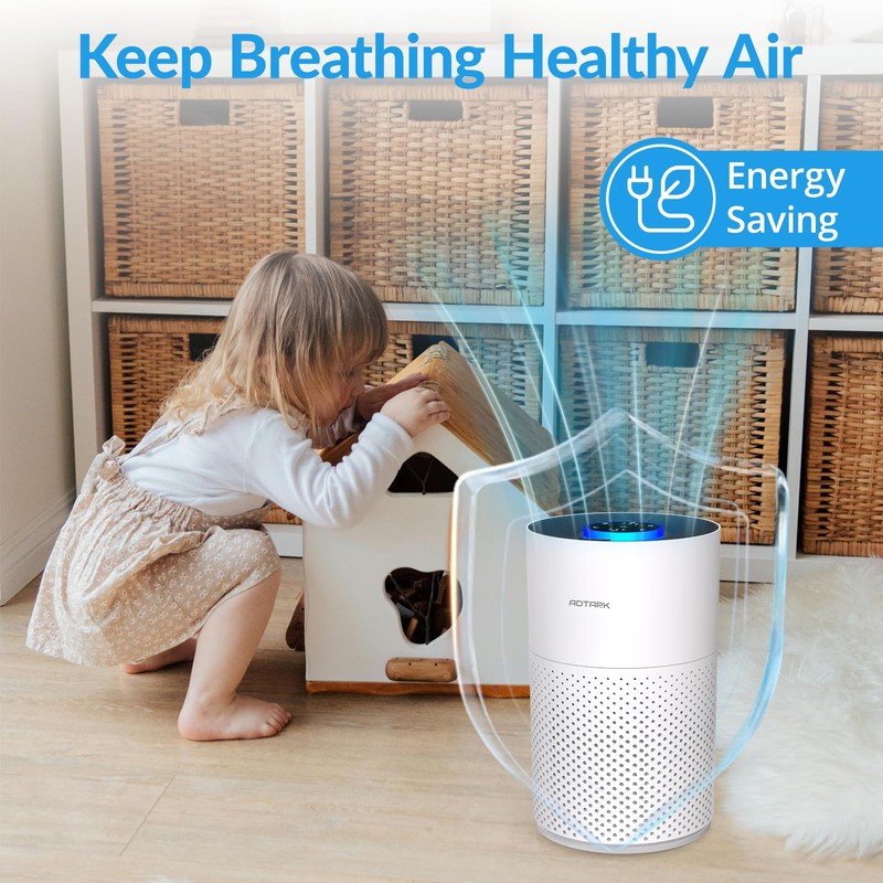 Genuine ZQA-4000C Replacement Filter for ADTARK Air Purifier, H14 True