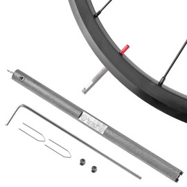 HOUSON Bicycle Spoke Tool, Stainless Steel Spoke Nipple Installer with Interchangeable Head & Anti-Slip Handle - for Double Rims & Road/Mountain Bikes