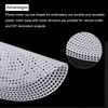 MECCANIXITY 5pcs 6" Plastic Mesh Canvas Sheet 13 Count Round