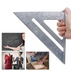 7 Inch Speed Square Layout Tool Silver Aluminum Alloy Carpenter