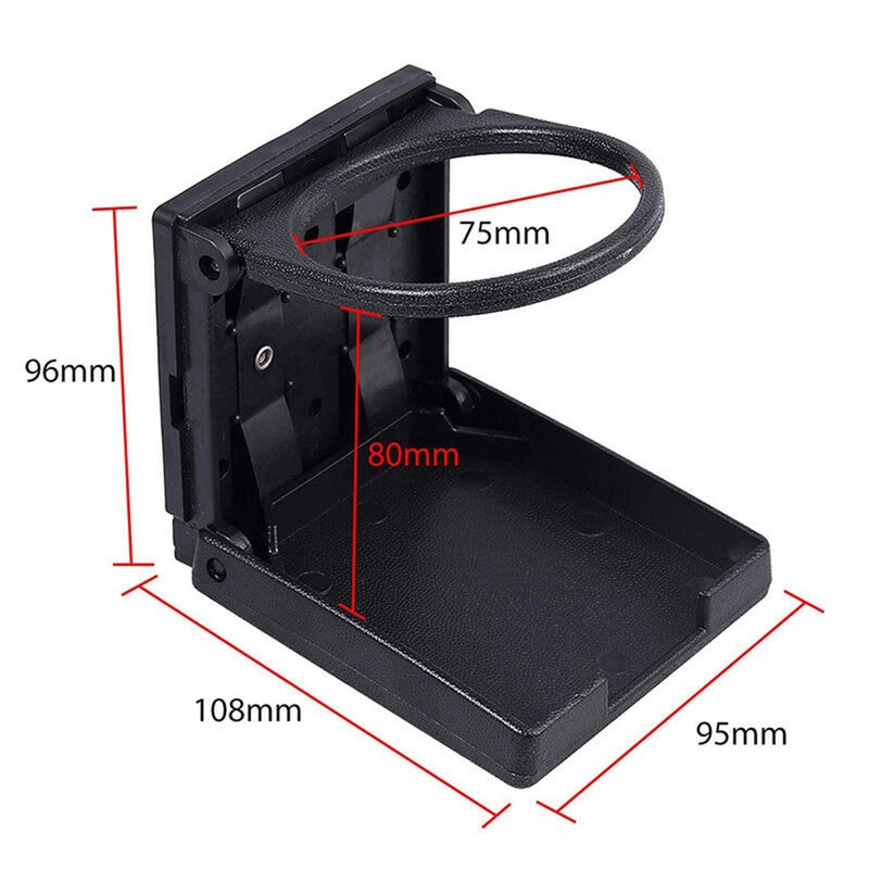 WedFeir 2PCS Adjustable Folding Drink Holder with Screws and Tapes,