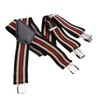Aulola® Mens X Shape Braces Adjustable and Elastic Suspenders with