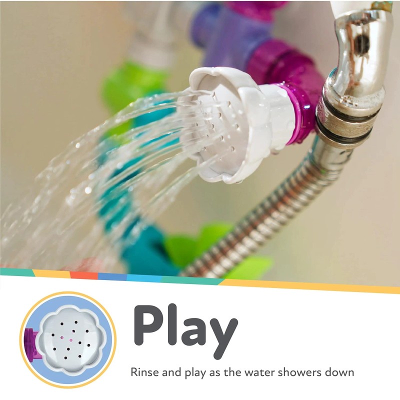 Nuby Wacky Waterworks Pipes Bath Toy - Baby Bathtub Toy