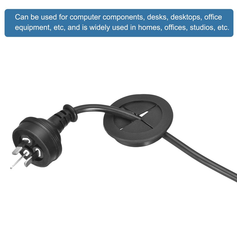uxcell Cable Cord Grommet, 1 3/8" Inch (35mm) Desk Grommet