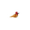 CGB Giftware Glass Festive Robin Figurine Boxed | Collectable Ornament