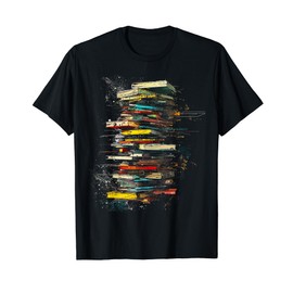 Book Abstract Art Drawing Painting Graphic Book T-Shirt