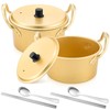 Tioncy 2 Set Korean Ramen Pot Kits Include 2 Ramen