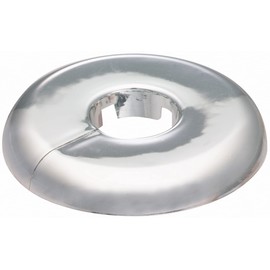 KEENEY K21134 Plastic Split Floor and Ceiling Plates, Chrome