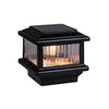 Titan Flat Top Deck Light, Black, Fits 3 1/2" Post,