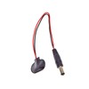 9V Battery Clip with 2.1mm X 5.5mm Male DC Plug,