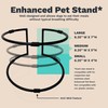 Enhanced Pet Bowl Stand - New Anti-Skid Feature - Dog